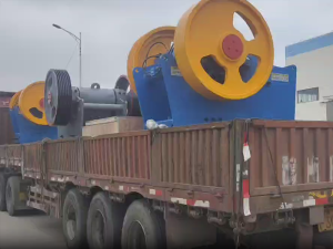 3臺PE500x750鄂式破碎機成功發貨至鄭州